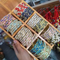 Nouveaux bracelets certifiés pour femmes en alliage grainé gravé, style ethnique vintage, avec détails colorés effet goutte d'huile, placage or 18K et motif floral en relief cloisonné
