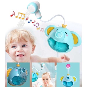 <span class=keywords><strong>Bain</strong></span> douche éléphant multifonction jouet de <span class=keywords><strong>bain</strong></span> pour bébé baignoire pour bébé pommeau de douche à jet d'eau et jouet à bulles avec musique légère - Product Image 5