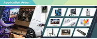 TV LED Pintar Model Frame 32" OEM/ODM dengan Whale OS 13.0 HD 720p 100Hz Refresh Rate untuk Penggunaan Portabel