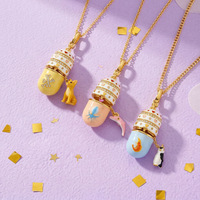 Collier en émail plaqué or SongYi, nouvelle arrivée, collier personnalisé avec pendentif animal, collier personnalisé pour cadeau