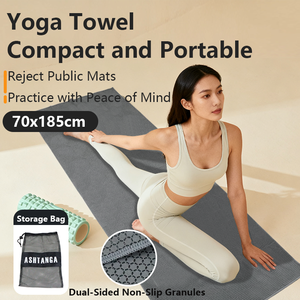Tapis de yoga antidérapant double face, dites adieu au glissement et à la saleté, <span class=keywords><strong>serviette</strong></span> de yoga essentielle pour l'exercice - Product Image 1