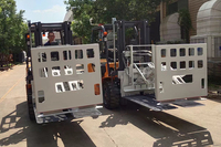 Poussoir de chariot élévateur pour la manipulation des matériaux