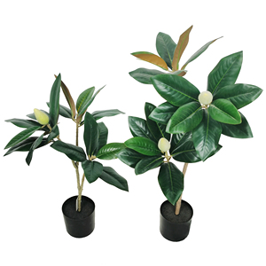 Bonsái Artificial Magnolia Tree 120cm Estilo de granja oriental rústico moderno para el hogar Jardín Oficina Decoración interior - Product Image 2
