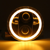 Phares et feux de route pour moto en alliage d'aluminium, feux LED multicolores de position supérieure pour rénovation/amélioration