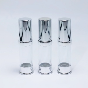 Ensemble de flacons pompe airless transparents blancs vides de 5 ml et 10 ml pour lotion, crème solaire, émulsion, spray, flacons de voyage avec boîte - Product Image 5