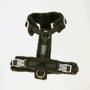 Harness Bulu Domba Lembut - Harness Anjing Kucing yang Dapat Disesuaikan dan Nyaman untuk Hewan Peliharaan Kecil/Menengah/Besar, Rompi Jalan-Jalan Hewan Peliharaan Multi-Warna - Product Image 2