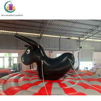 Populaire personnalisé Commercial PVC pas cher interactif défi rodéo taureau équitation jeux fête gonflable corde tirant rodéo taureau