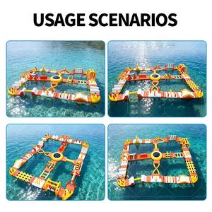 Коммерческий открытый надувной аквапарк и спортивные развлечения ПВХ материал более 500 кг вместимостью> 10 л пассажиров - Product Image 6