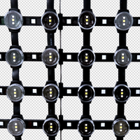 Rideaux lumineux à LED RGB programmables, étanches, pour la décoration extérieure des façades de centres commerciaux et l'architecture