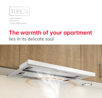 Prix usine En Acier Inoxydable 600mm Hotte De Cuisine Cuisinière Cheminée Hotte avec Pull Air Aspiration Maison Construit Extracteur Armoire
