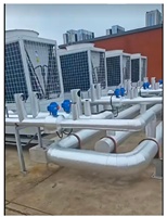 Refroidisseur d'air triphasé Haier Midea, système de refroidisseur modulaire à air refroidi numérique à scroll 440 V HVAC