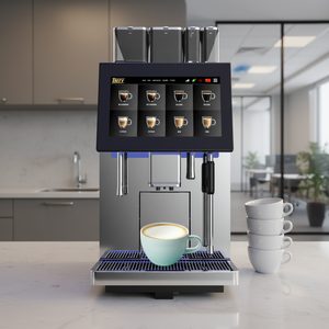 Machine à café automatique professionnelle Golden Circle <span class=keywords><strong>Kappa</strong></span> avec système de broyage de grains 36V et tige vapeur pour café et restaurants - Product Image 1