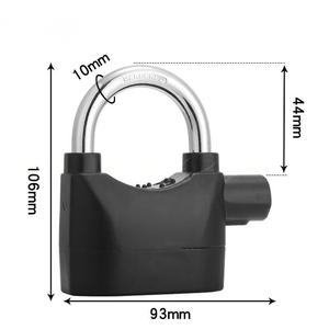 Kunci Motor Anti Maling Tahan Air dengan Siren Pengaman, Gembok <span class=keywords><strong>Alarm</strong></span> Pintu 110 DB untuk Sepeda Motor Gudang - Product Image 3