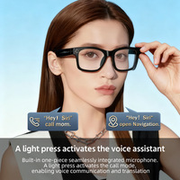 Lunettes intelligentes GS4 MAX AI avec caméra, capture vidéo 4K, traduction Wi-Fi en temps réel, assistant IA, lecteur de musique, commande vocale