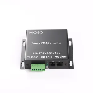 FM280 Dual Fiber Single Mode 20KM Serial Fiber Modem Designed for Industry Standard. Suspended design DIN rail mounting