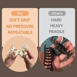 <span class=keywords><strong>B</strong></span>án buôn đám mây Claw Clips đối với phụ nữ, Non-Slip mạnh mẽ giữ móng vuốt tóc, lớn uốn cong ấm cúng tóc <span class=keywords><strong>Clip</strong></span> đối với mỏng/dày/xoăn tóc - Product Image 2
