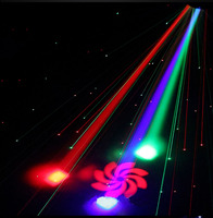 100W DMX512 contrôle LED Disco faisceau Laser yeux d'abeille tête mobile lumière de scène avec mélange de couleurs RVB pour Night Club Party DJ Concert