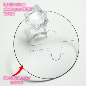 <span class=keywords><strong>Lenti</strong></span> Progressive Freeform 1.56 con Filtro Fotocromatico Grigio, Rivestimento SHMC UV420 Anti-Luce Blu, Senza Base Colorata - Product Image 2