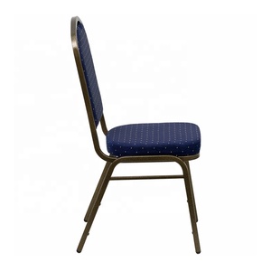 Оптовая цена, стулья для свадебных торжеств, Стальные Металлические Трубчатые тканевые штабелируемые стулья для гостиничных банкетов - Product Image 2