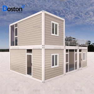Venta al por mayor Venta Directa Casas Prefabricadas Video En Restaurante Flat Back Container House - Product Image 1
