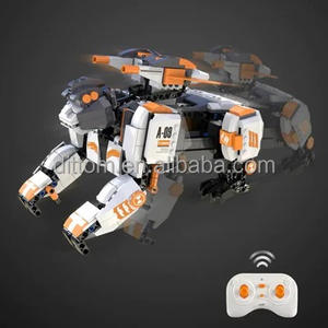 CaDA C51062W IRON KING Animal Bricks <span class=keywords><strong>2</strong></span>.4G RC Beast Animal Launch <span class=keywords><strong>Cannonball</strong></span> Building Blocks Sets avec son - Product Image 4