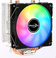 Nouveau dissipateur thermique 90 mm 4 caloducs 1200 CPU Cooler Budget avec ventilateur PWM à faible bruit et haut débit d'air, dissipateur thermique CPU à roulement fluide