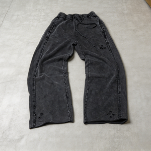 2026 New Streetwear 400 GSM High Quality 100% Cotton <b>Oversize</b> Fit Heavyweight Fabric Vintage Men's <b>Sweatpants</b> - Product Image 1