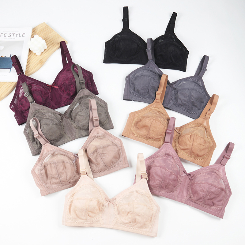Daisy Front Closure Wireless Bra For Older Women - Comfortable Full Coverage No Underwire