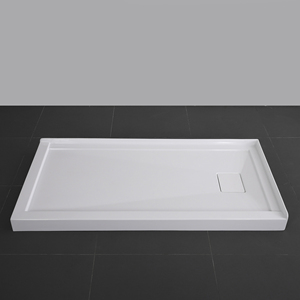 CUPC 60x36 pulgadas Acrílico Alcoba <span class=keywords><strong>de</strong></span> 2 paredes Umbrales dobles <span class=keywords><strong>Ducha</strong></span> blanca Bandeja blanca/sartén Precio barato Características populares para Baño - Product Image 5