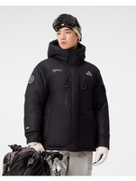 Unisexe Primft Or Isolation Veste Décontractée 900 Remplir Duvet D'oie 95 Pertex Extérieur Alpinisme Fermeture À Glissière Tissu Enduit