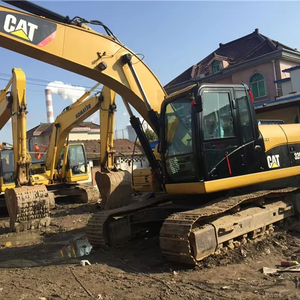 Excavatrice sur chenilles Caterpillar 20 tonnes d'occasion, moteur japonais, boîte de vitesses, roulement, moteur Cummins, pelle d'occasion à vendre - Product Image 1