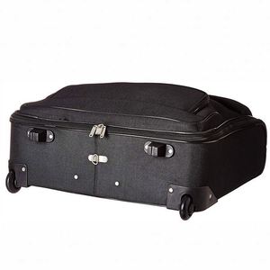 Rolling suit Garment <b>Bag</b> with logo Wheeled <b>Luggage</b> <b>Case</b> for travel Black - Product Image 4