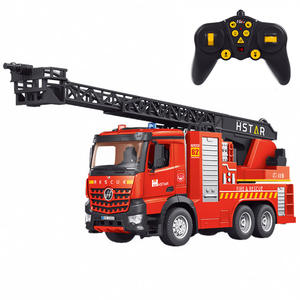 <span class=keywords><strong>Camion</strong></span> de pompiers télécommandé 11 canaux avec lance d'incendie et pulvérisation d'eau, prêt à l'emploi, portée de 10 m, jouet de lutte contre l'incendie, cadeau - Product Image 3
