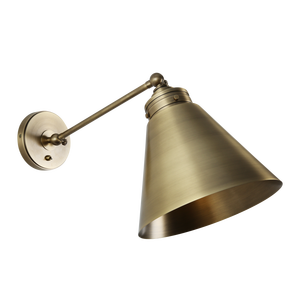 Lámpara de pared de acero de diseño moderno y personalizado con pantalla de cobre para interiores, hotel, villa, restaurante, para sala de estar y dormitorio. - Product Image 1