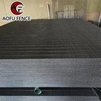 Panneaux de clôture en maille dense anti-escalade Reinforce Sport Clear View 358, clôture de sécurité pour aéroport, gare, prison