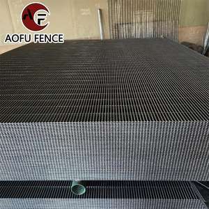 강화 스포츠 클리어 뷰 <span class=keywords><strong>358</strong></span> 안티 등반 메쉬 공항 철도 교도소 높은 보안 고밀도 메쉬 울타리 패널 보안 울타리 - Product Image 2
