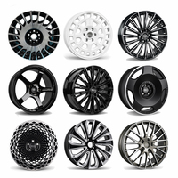 Jante forgée 19 pouces 5x120, design multi-lames, finition noir brillant, haute résistance, qualité garantie, garantie 5 ans pour A-u-d-i