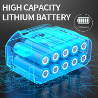 Meuleuse d'angle sans fil 21V sans balais, outil électrique industriel avec batterie lithium 3.0Ah pour la découpe et le meulage de métal et de pierre