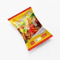 Op maat gemaakte plastic aluminiumfolie mylar voedselzakjes voor chips, snacks, aardappelchips, bananenchips, popcorn en gedroogd fruit.