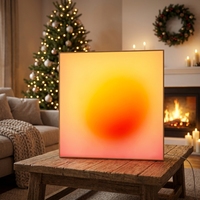 LUZ Sunset Light Box Art Deco Aluminium Frame Black Wall Art Led Dimmer Adjustable Acrylic UV Printing Wedding Birthday Christmas