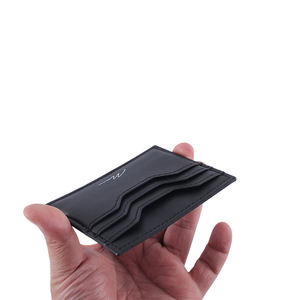 맞춤형 디자인 RFID 차단 울트라 슬림 지갑 미니멀리스트 은행 및 신용 카드 케이스 없음 마감 패션 스타일 - Product Image 6