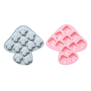 11Cavities Small <strong>Mushroom</strong> Silicone <strong>Mold</strong> for Chocolate Making Food Grade Silicone <strong>Mushroom</strong> Ice Mould Candy Pudding <strong>Molds</strong> - Product Image 1