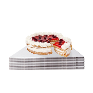 ZY personnalisé usine fabricant marque <span class=keywords><strong>carton</strong></span> <span class=keywords><strong>de</strong></span> qualité alimentaire résistant à la graisse gâteau transporteur tarte à emporter plateau alimentaire gâteau boutique outil assiettes - Product Image 2