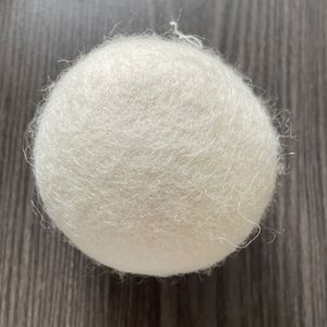 Nouvelle arrivée Offre Spéciale x 7,6 cm Nouvelle-Zélande <span class=keywords><strong>laine</strong></span> sèche boules 6 Pack avec sac en coton usine <span class=keywords><strong>vente</strong></span> en gros blanchisserie maison produit - Product Image 1