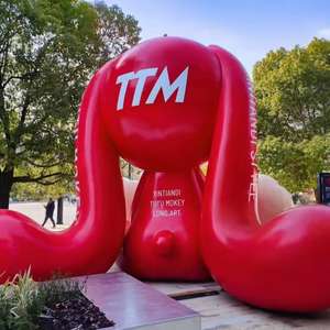 Escultura de Personaje de Dibujos Animados Alta y Ecológica Personalizada, Decoración Urbana para Exteriores, Hecha a Mano con Resina de Fibra de Vidrio, para TV, Cine y Empresas - Product Image 2