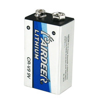 Batería de Iones de Litio OEM Pairdeer de 800 mAh y 9 V CR-V9 Li/MnO2 con Cargador para Cámara, al por Mayor y a Bajo Precio