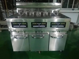 <span class=keywords><strong>Frymaster</strong></span> Friteuses à haut rendement <span class=keywords><strong>Friteuse</strong></span> électrique 3 Vat 4 Vat à levage automatique avec système de filtrage - Product Image 4