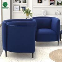 Moontree Luxe Nordique Nouveau Classique S Forme Salle D'attente Canapé Double Siège Lounge Canapé Chaise
