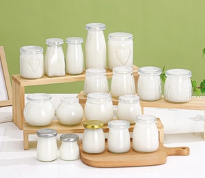 Stoples kaca kustom langsung dari pabrik dengan tutupnya sempurna untuk Yogurt dan puding-tersedia dalam 100ml, 150ml, 200ml - Product Image 6