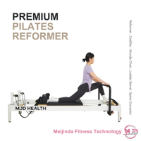 Machine d'entraînement de Pilates professionnelle MJD-M102C en aluminium, équipement de fitness réglable, Reformer à glissière silencieuse